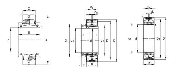 539/1250K Spherical Roller Bearing Non-standard Series