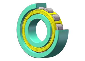 The structure of cylindrical roller bearings