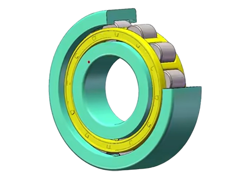The structure of cylindrical roller bearings