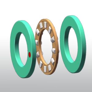 The structure of thrust roller bearings