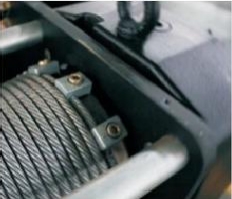 Wire rope drum assembly