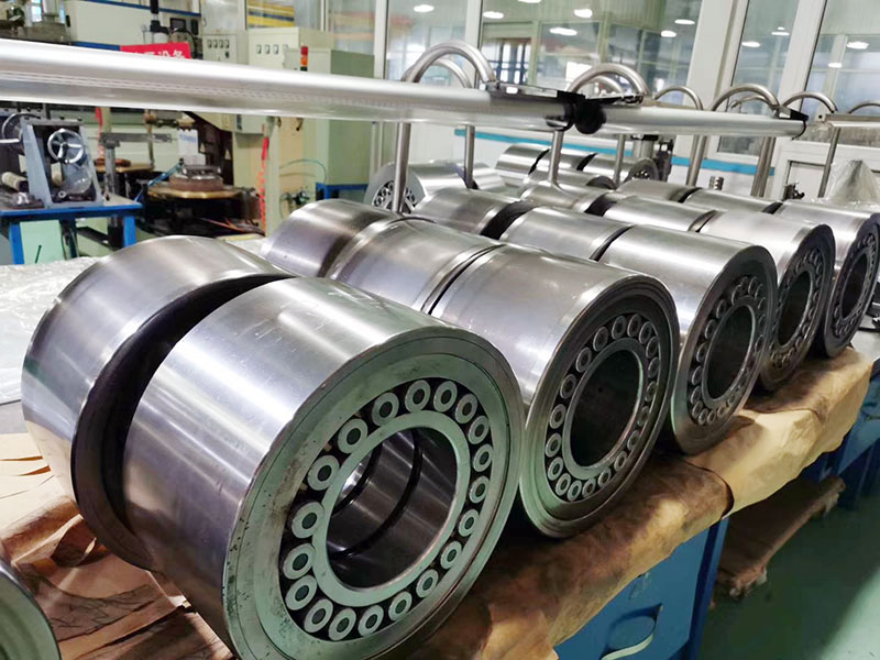 Precision backing bearings for rolling mills