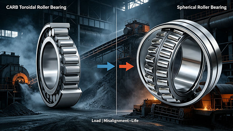 Carb Bearing VS Spherical Roller Bearing